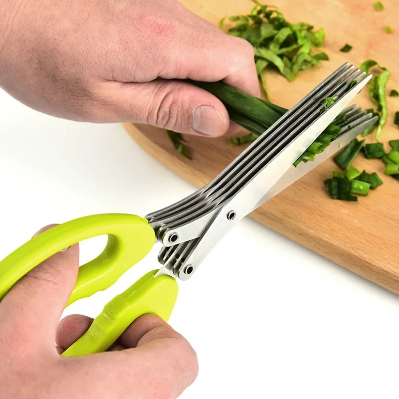 Kitchen Q - متعدد الطبقات مقص المطبخ الفولاذ المقاوم