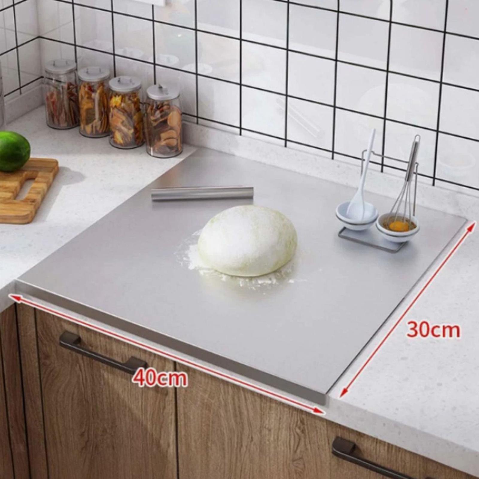 Kitchen Tools For Baking - لوح تقطيع من الفولاذ المقاوم للصدأ