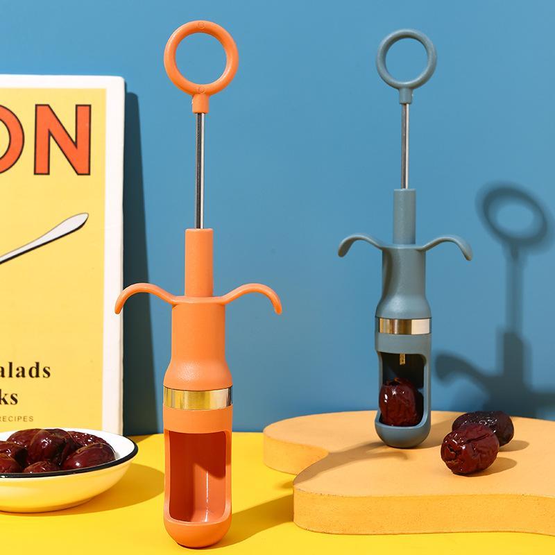Kitchen Tools For Baking - أداة إزالة نوى الكرز والتمر الأحمر