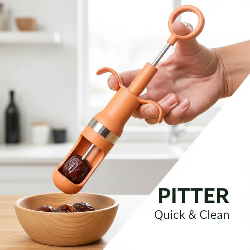 أداة إزالة نوى الكرز والتمر ال - مراجعة Kitchen Tools For Baking وسعره