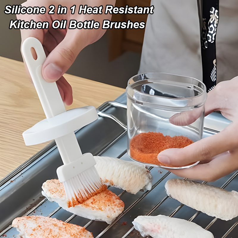 فرشاة زجاجات الزيت المقاومة لل - مراجعة Pastry Brush Silicone وسعره