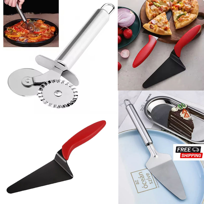 عجلة قطع البيتزا المصنوعة من ا - مراجعة Baking Kitchen Set وسعره