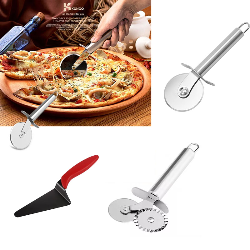 عجلة قطع البيتزا المصنوعة من ا - مراجعة Baking Kitchen Set وسعره