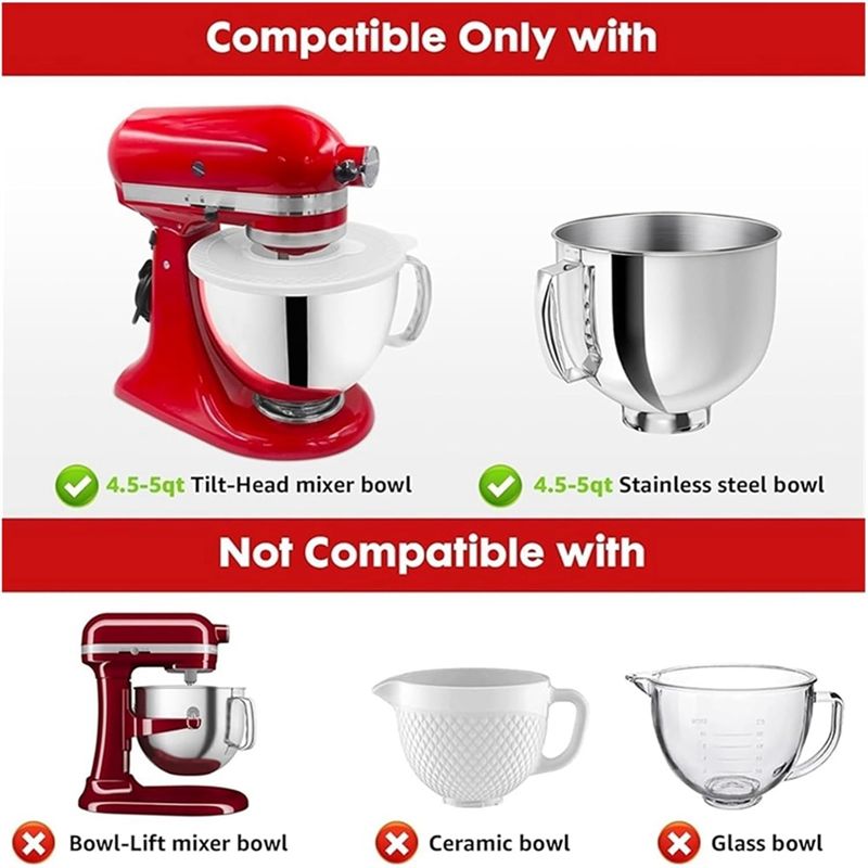 A74X - غطاء حماية من الرذاذ وغ - مراجعة Kitchenaid Baking Set وسعره