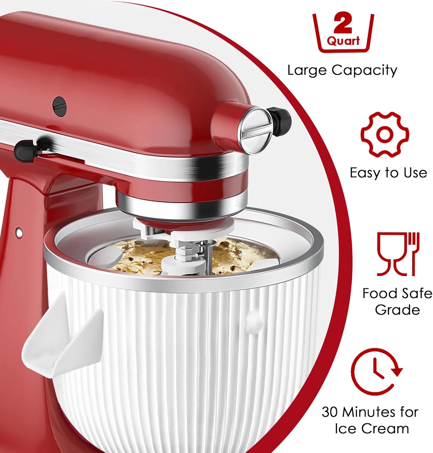 مرفق صانع الآيس كريم لخلاطات ح - مراجعة Kitchenaid Baking Set وسعره